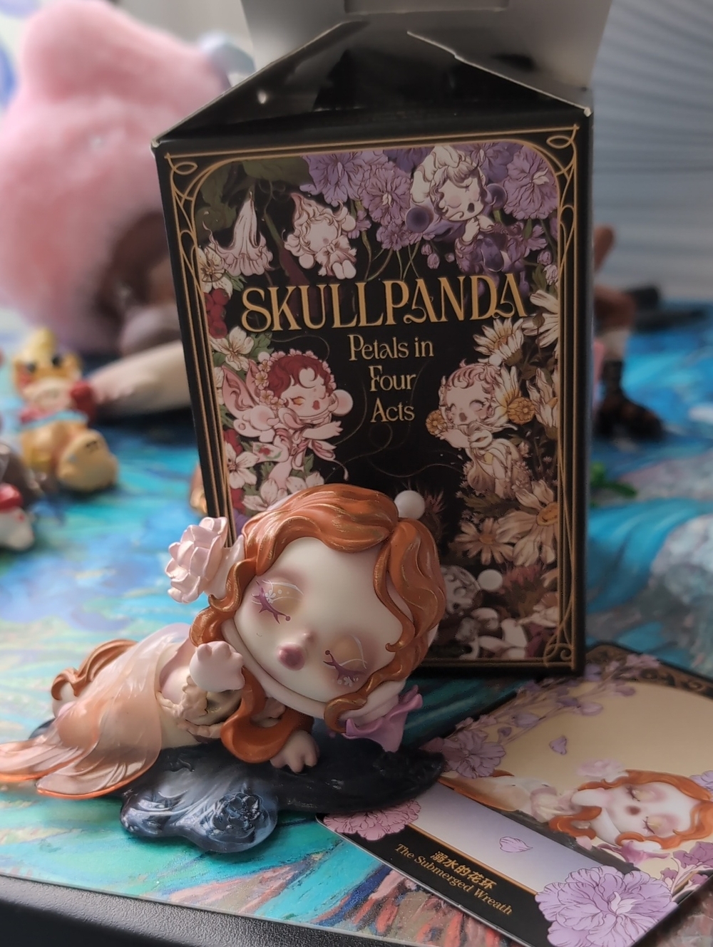 💗New Skullpanda Petal In Four Acts Series Confirmed Art Toy -"Submerged Wreath"